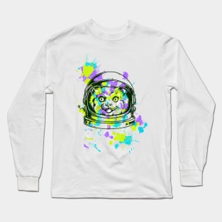 Colorful cat Long Sleeve T-Shirt